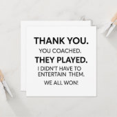 コーチに感謝 カード (正面/裏面インサイチュ)