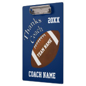 コーチのためのパーソナライズなフットボールのクリップボード クリップボード (左)