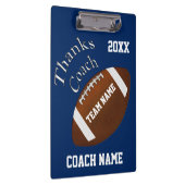 コーチのためのパーソナライズなフットボールのクリップボード クリップボード (右)