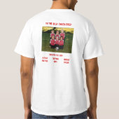 コーチのためのロケットのギフトのワイシャツ Tシャツ (裏面)