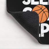 コーチのバスケットボールのリピーター食べススリープ マウスパッド (コーナー)