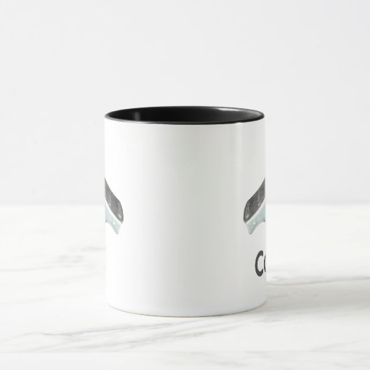 コーチのホイッスルのパーソナライズされたマグカップ マグカップ (中央)