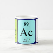 コーチの周期表の名前のマグ コーヒーマグカップ (中央)