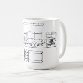 コーチの建築者シリーズI コーヒーマグカップ (正面右)
