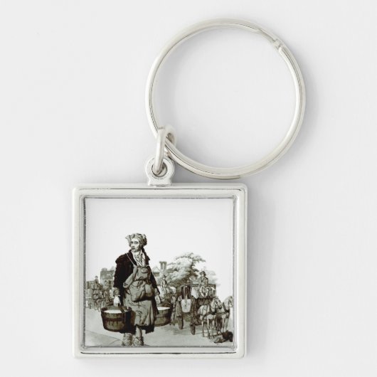 コーチの立場の船頭、1805年 キーホルダー (正面)