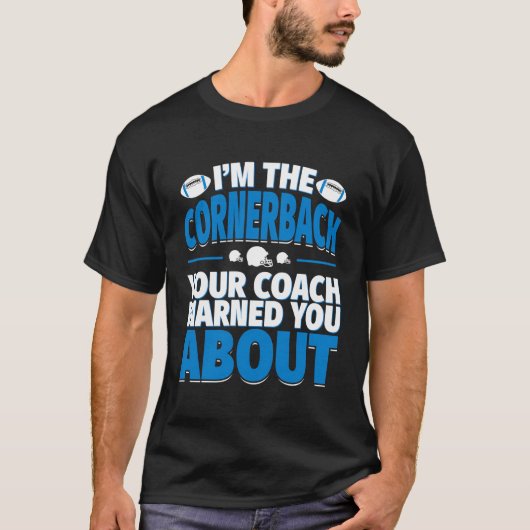 コーチの警告心を癒す – サッカー Tシャツ (正面)