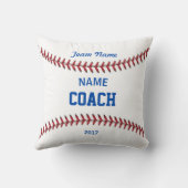 コーチの野球のスポーツ クッション (裏面)