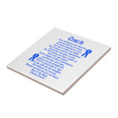 コーチは感謝していしています タイル (側面)