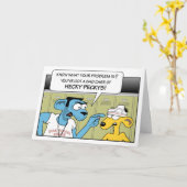 コーチは良いカードを得る治療を持っている カード (黄色い花)