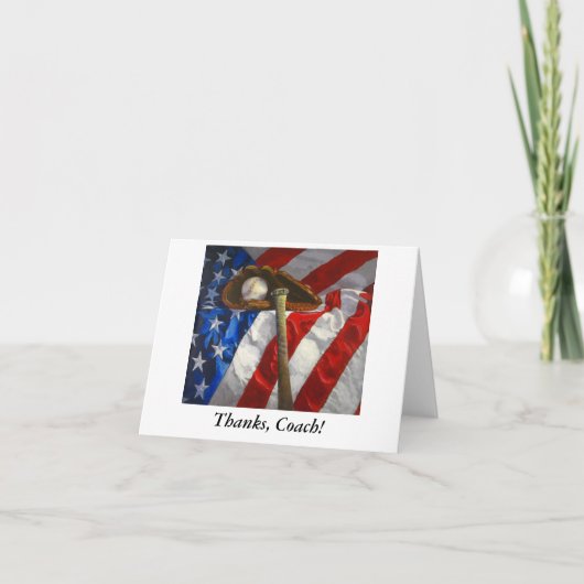 コーチへのサンキューカード サンキューカード (正面)