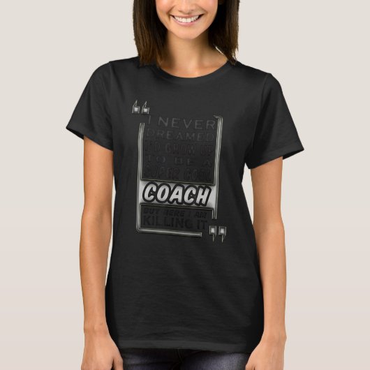 コーチへの感謝 コーチへの感謝 ありがとう Tシャツ (正面)