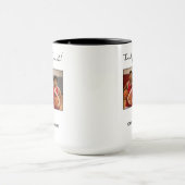 コーチへの感謝 チーム名 写真 サイン入り マグカップ (中央)