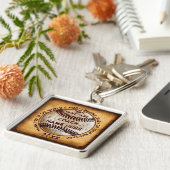 コーチへの野球シーズンのギフトの最も最高のな端 キーホルダー (側面)