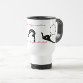 コーチまたは体育専門家のための新体操のマグ トラベルマグ (正面右)