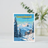 コーチェベルフランストラベルアートヴィンテージイラストレーション ポストカード (スタンド正面)