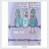 コーチエクストラ飛んでいるー大きカスタムなステッカー シール (シート)