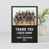 コーチカードチーム名の写真 サンキューカード (スタンド正面)