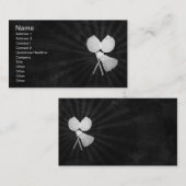 コーチクラブの選手のためのバドミントン名刺 名刺 (正面/裏面)