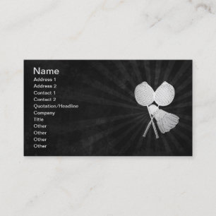 コーチクラブの選手のためのバドミントン名刺 名刺