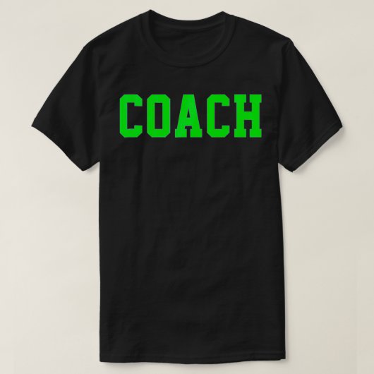 コーチグリーン Tシャツ (デザイン正面)