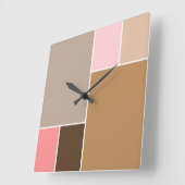 コーチシーシェルカラーブロック スクエア壁時計 (傾斜)