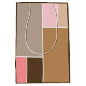 コーチシーシェルカラーブロック ミディアムペーパーバッグ (正面)