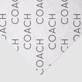 コーチスクールスポーツチームカラーモダンおもしろい 薄葉紙 (詳細)