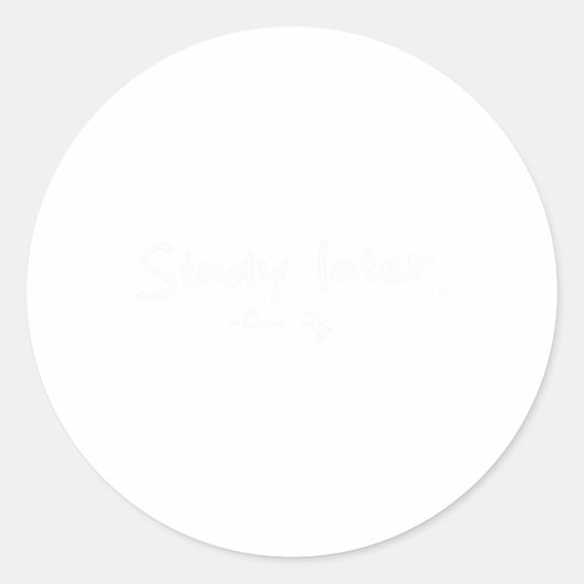 コーチチグ勉強後 ラウンドシール (正面)