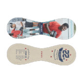 コーチチームパーソナライズされたの名簿と写真 野球ボール (パネル)