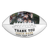 コーチチーム名の写真に感謝 アメリカンフットボール (正面)