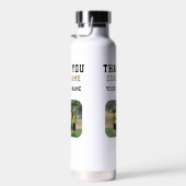 コーチチーム名の写真に感謝 ウォーターボトル (右面)