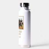 コーチチーム名の写真に感謝 ウォーターボトル (左面)