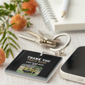 コーチチーム名の写真に感謝 キーホルダー (正面右)