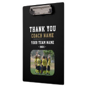 コーチチーム名の写真に感謝 クリップボード (左)