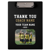 コーチチーム名の写真に感謝 クリップボード (正面)