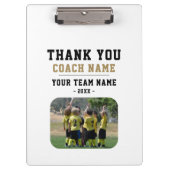 コーチチーム名の写真に感謝 クリップボード (正面)