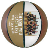 コーチチーム名の写真に感謝 バスケットボール (縦)