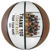 コーチチーム名の写真に感謝 バスケットボール (縦)