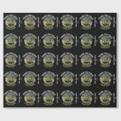 コーチチーム名の写真に感謝 ラッピングペーパー (フラット)