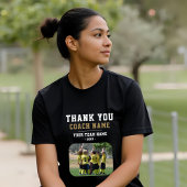 コーチチーム名フォトウーマンありがとう Tシャツ