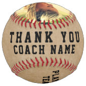 コーチチーム名プレイヤー番号の写真 ソフトボール (裏面)