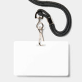 コーチネームカスタム文字レッドブラックスポーツチーム バッジ (Back with Lanyard)