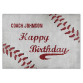 コーチハッピーバースデー大グランジ野球、スポーツ カッティングボード (正面)