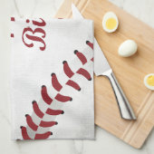 コーチハッピーバースデー大グランジ野球、スポーツ キッチンタオル (四つ折り)