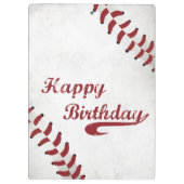 コーチハッピーバースデー大グランジ野球、スポーツ クリップボード (裏面)