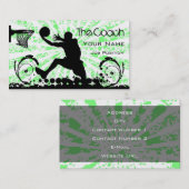 コーチバスケットボール名刺 名刺 (正面/裏面)