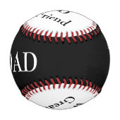 コーチパパ素晴らしフレンドファーザーナンバーワン 野球ボール (裏面)
