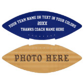コーチパーソナライズされたのためのサッカーの贈り物， PHOTO アメリカンフットボール (パネル)