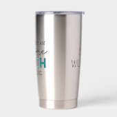コーチパーソナライズされたコーおもしろいチ 保温保冷タンブラー (左面)