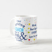 コーチパーソナライズされたマグ – '本当に素晴らしいコーチ コーヒーマグカップ (正面左)